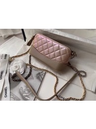 Knockoff High Quality Chanel mini Shoulder Bag Leather B93825 Powder gold HY2017Lg12