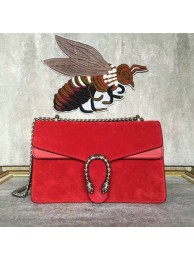Knockoff High Quality Gucci Dionysus Suede Leather Mini Shoulder Bag 400249 Red HY7876FA65