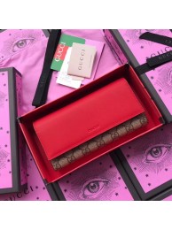 Knockoff High Quality Gucci GG Supreme wallet 410100 red HY14811FA65