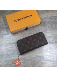 Knockoff High Quality Louis Vuitton Monogram Canvas CLEMENCE WALLET M64201 Orange HY23552Lg12