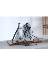 Knockoff High Quality Louis Vuitton Monogram Canvas Neonoe Adjustable Strap Handbag M44020 white HY10047Lg12