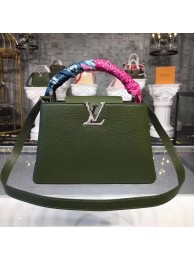 Knockoff High Quality Louis vuitton original CAPUCINES PM M94587 green HY557Lg12