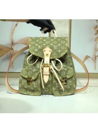 Knockoff Louis Vuitton Denim Backpack M44460 green HY24537fY84
