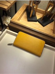 Knockoff Louis Vuitton EPI leather Zippy Wallet 67267 yellow HY438cS18