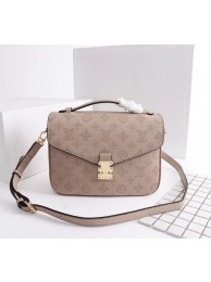Knockoff Louis Vuitton Mahina Leather POCHETTE METIS M40780 apricot HY22862yN38