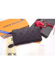 Knockoff Louis Vuitton Mahina Leather Wallet 61867 Black HY22719tp21