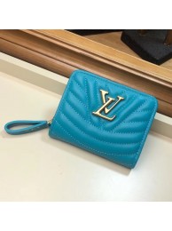 Knockoff LOUIS VUITTON NEW WAVE COMPACT WALLET M63789 blue HY26727fY84