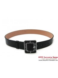 Knockoff Louis Vuitton Octogone Monogram Vernis Belt M9832U Black HY16881NL80