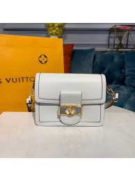 Knockoff Louis vuitton original DAUPHINE MM M55735 white HY23063JF45