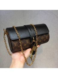 Knockoff Louis vuitton original monogram canvas GLASSES CASE M43903 black HY6652fY84