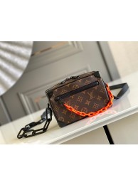 Knockoff Louis Vuitton Original Monogram Canvas Zipper Clutch bag M68906 black&brown HY3691Ez66