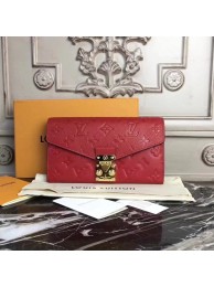 Knockoff Louis Vuitton Original Monogram Empreinte Metis Wallet 62459 red HY18323cS18