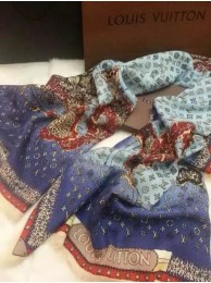 Knockoff Louis Vuitton Scarf Cashmere LV110 Blue Scarf HY26004tp21