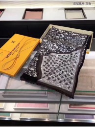 Knockoff Louis Vuitton Scarf LV2850 Black HY13183WW40