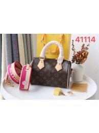 Knockoff Louis Vuitton SPEEDY Monogram Canvas M41114 pink HY13414eF76