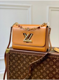 Knockoff Louis Vuitton TWIST MM M20846 Gold Cipango Beige HY26718cS18