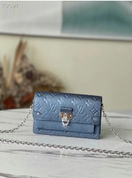Knockoff Louis Vuitton VAVIN CHAIN WALLET M59077 Navy Nacre HY22531tU76