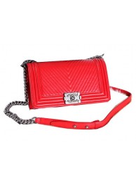 Le Boy Chanel Flap Shoulder Bag Original Leather CF67086 Red HY19988cP15