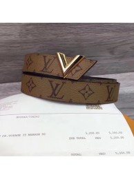Louis Vuitton 30mm Belt M9305 Wheat HY23894Xr72
