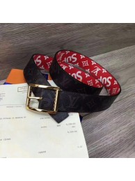 Louis Vuitton 40mm Monogram Belt M5898 Gold HY1351RX32