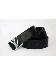 Louis Vuitton Black Leather Belt LV2057 HY15359nQ90