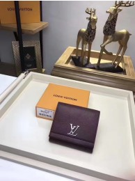 Louis Vuitton Calf Leather LOCKME II COMPACT WALLET M64309 Wine HY10456zd34