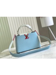 Louis Vuitton CAPUCINES BB M48865 sky blue&white HY12825Lp50