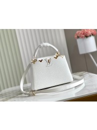 Louis Vuitton CAPUCINES BB M48868 white HY12366Va47