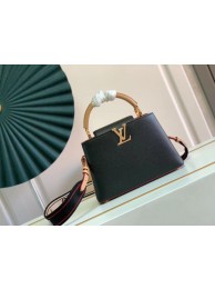 Louis Vuitton CAPUCINES BB M59266 Black&Arizona Beige HY18603sY95