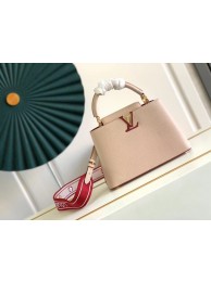 Louis Vuitton CAPUCINES BB M59266 Eggshell&Lie de Vin Red HY18640KX51