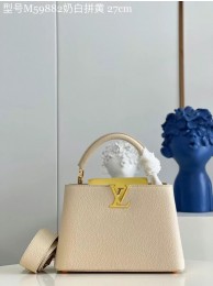 Louis Vuitton CAPUCINES BB M59882 Creme Beige HY6131rf34