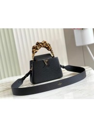 Louis Vuitton CAPUCINES MINI M58586 black HY4359Zf62