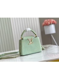 Louis Vuitton CAPUCINES MINI M81190 light green HY21503Nw52