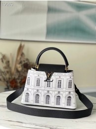 Louis Vuitton CAPUCINES MM M42258 Black and White HY21614Gh26