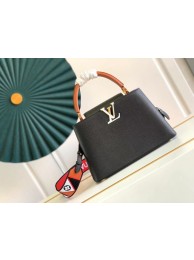 Louis Vuitton CAPUCINES MM M58608 Black HY25513Bw85