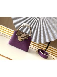 Louis Vuitton CAPUCINES Original Leather PM M96467 Purple HY20858PC54