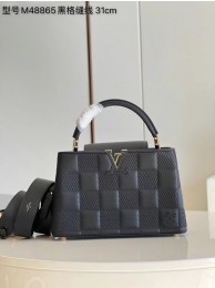 Louis Vuitton CAPUCINES PM M48865 black HY5925hc46