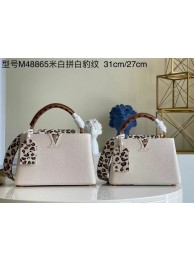 Louis Vuitton CAPUCINES PM M48865 white HY4581Qu69