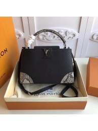 Louis Vuitton CAPUCINES PM N94410 black HY17671Af99