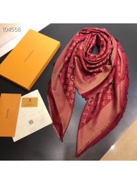 Louis vuitton Cashmere scarf Monogram flower pattern 97714 red Scarf HY7181CC86