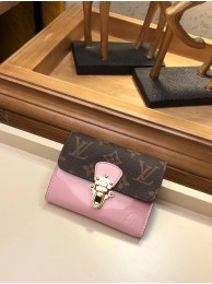 Louis Vuitton CHERRYWOOD COMPACT WALLET M61911 pink HY21484Oq54