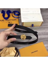 Louis Vuitton CIRCLE 20MM REVERSIBLE BELT M0053U black HY5360Ag46