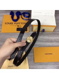 Louis Vuitton CIRCLE 20MM REVERSIBLE BELT M0053UA black HY16492rh54