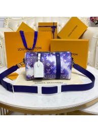 Louis vuitton CITY KEEPALL M20555 Blue HY5909Ea63