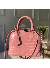 Louis Vuitton Crocodile Pattern Leather Bag N90897 Pink HY22515Ag46