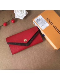 Louis Vuitton CRUISE 2017 DOUBLE V WALLET M64317 Red HY704va68