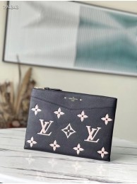 Louis Vuitton DAILY POUCH M81292 Black & Beige HY6711HW50