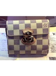 Louis Vuitton Damier Azur Canvas JOEY WALLET N60030 HY24381rf34