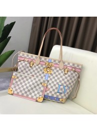 Louis Vuitton Damier Azur Canvas original neverfull mm B40156 HY1512jo45