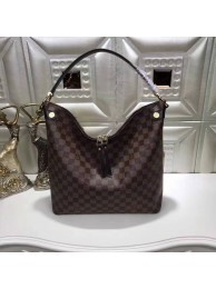 Louis Vuitton Damier Ebene Canvas DOUMO HOBO N41861 HY13933fo19